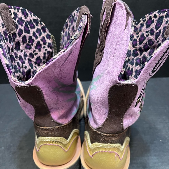 Womens Ariat Boots ropers square toe size 8.5 - Picture 3 of 7